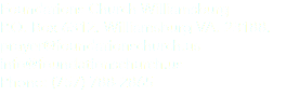 Foundations Church Williamsburg P.O. Box 6312. Williamsburg VA. 23188. prayer@foundationschurch.us info@foundationschurch.us Phone: (757) 788-2865 